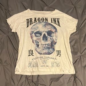 Dragon ink beach shirt